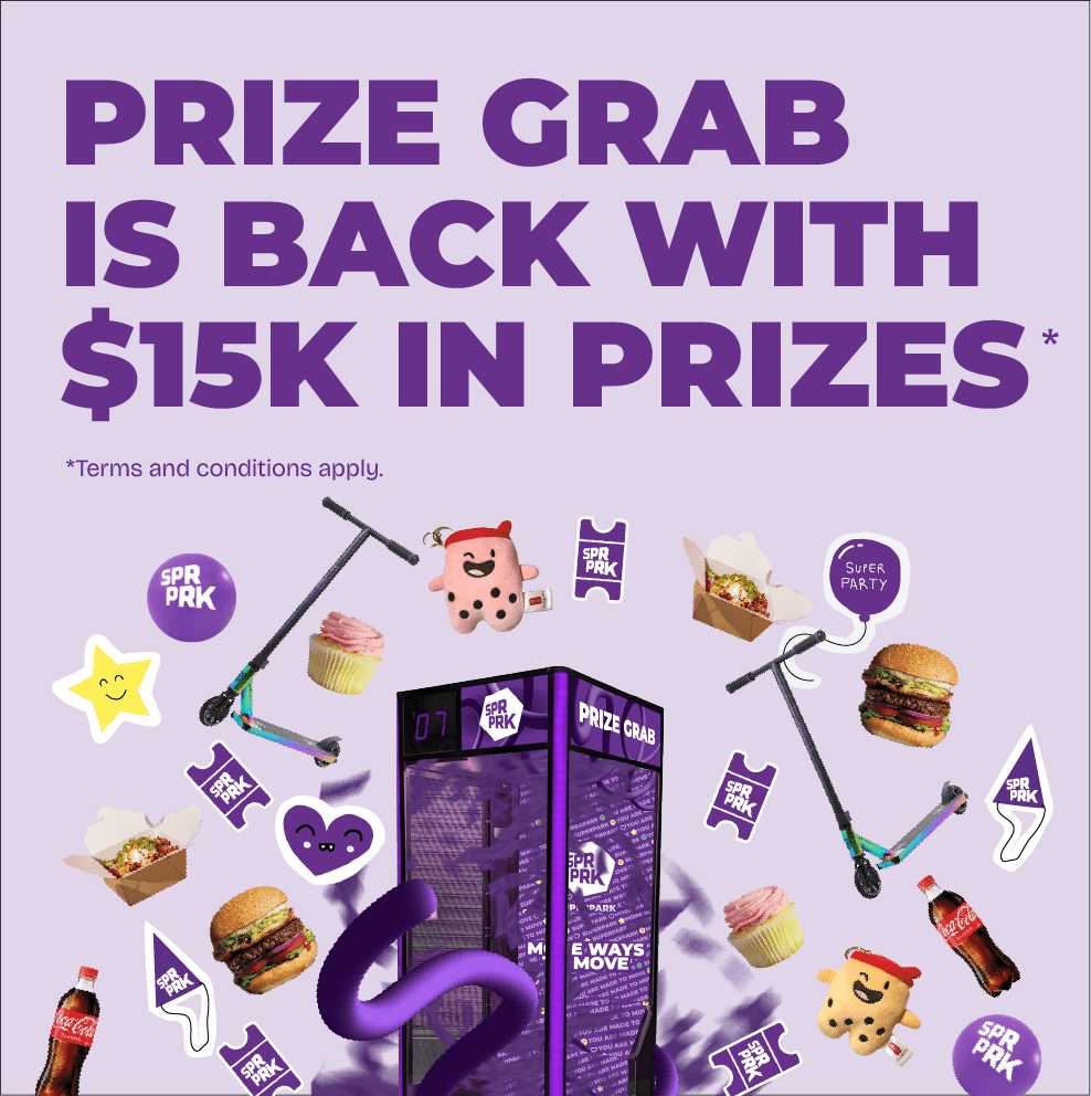 SuperPark Prize Grab Machine - Over $15,000 in prizes