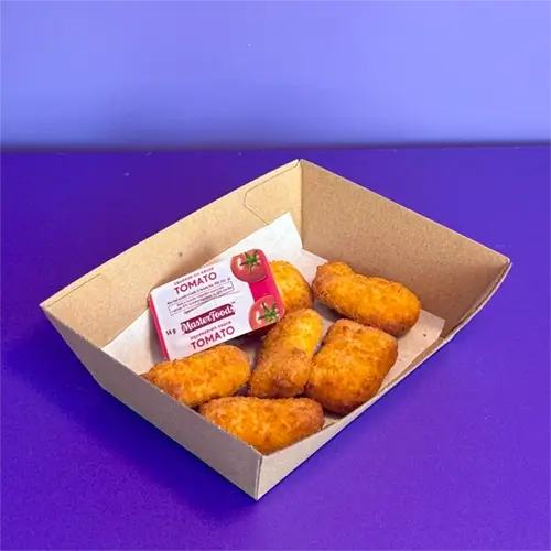 Superbites café crumbed nuggets and sauce